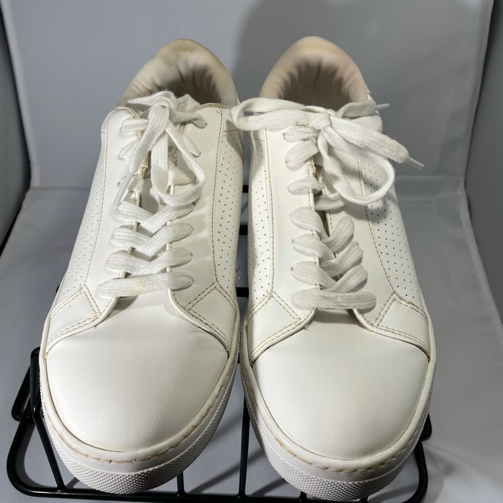 Women’s White Steve Madden Tennis Shoes Size 8